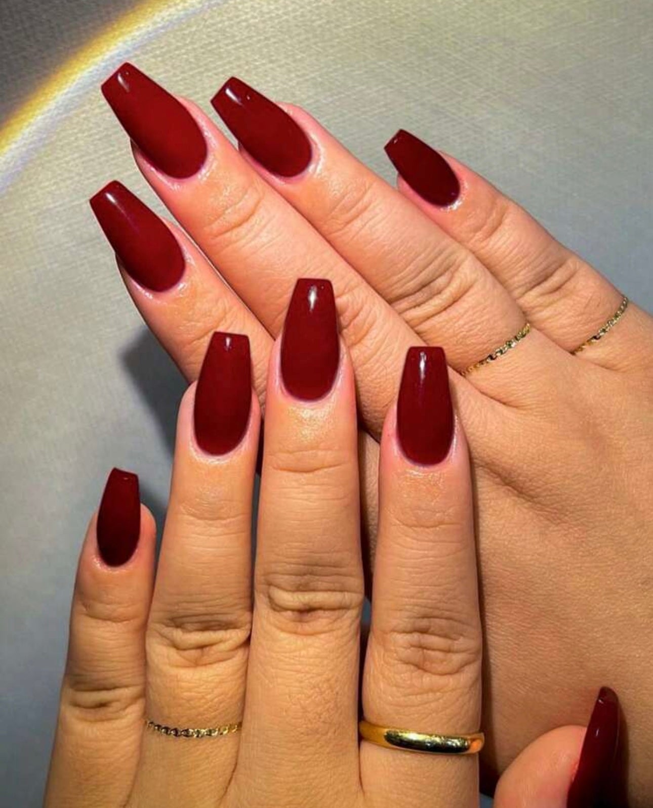 Glossy Burgundy